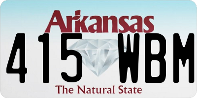AR license plate 415WBM