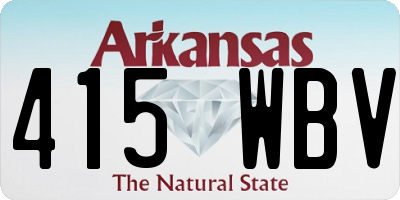 AR license plate 415WBV