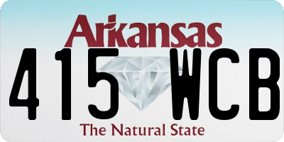 AR license plate 415WCB