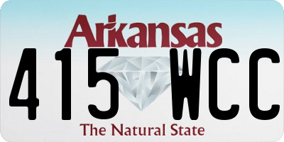AR license plate 415WCC