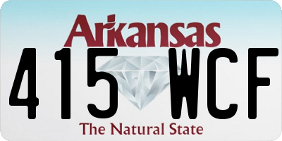 AR license plate 415WCF