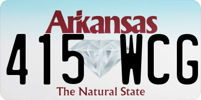 AR license plate 415WCG