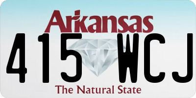 AR license plate 415WCJ