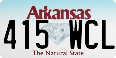 AR license plate 415WCL