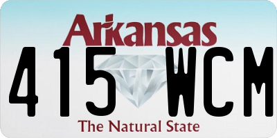AR license plate 415WCM