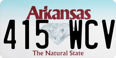 AR license plate 415WCV