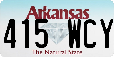 AR license plate 415WCY