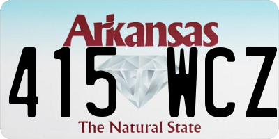AR license plate 415WCZ