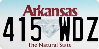 AR license plate 415WDZ