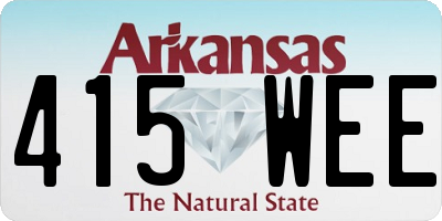 AR license plate 415WEE