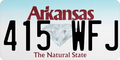 AR license plate 415WFJ