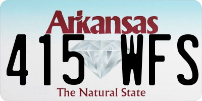 AR license plate 415WFS
