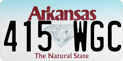 AR license plate 415WGC