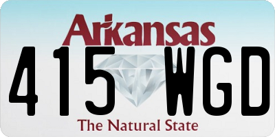AR license plate 415WGD