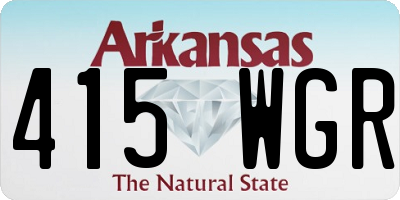 AR license plate 415WGR