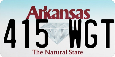 AR license plate 415WGT