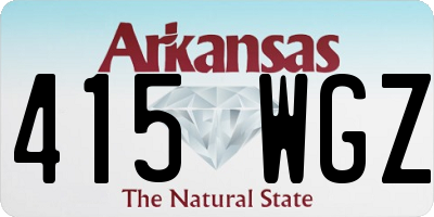 AR license plate 415WGZ