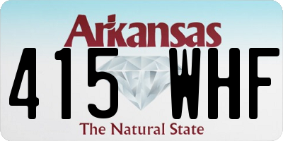 AR license plate 415WHF