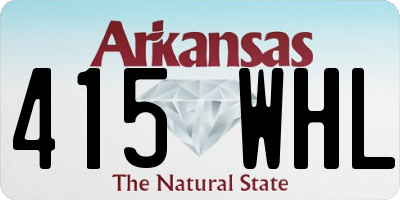 AR license plate 415WHL