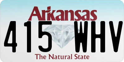 AR license plate 415WHV