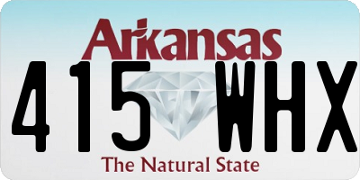AR license plate 415WHX