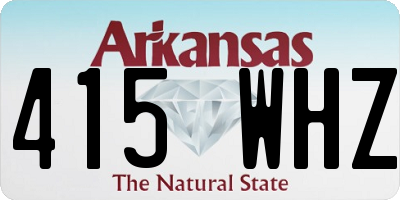 AR license plate 415WHZ
