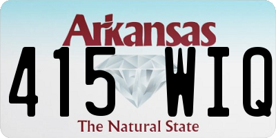 AR license plate 415WIQ