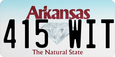 AR license plate 415WIT