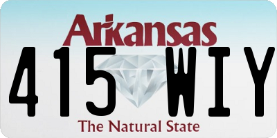 AR license plate 415WIY
