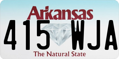 AR license plate 415WJA