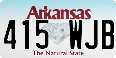 AR license plate 415WJB