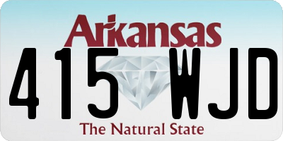 AR license plate 415WJD