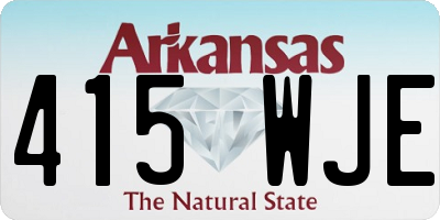 AR license plate 415WJE