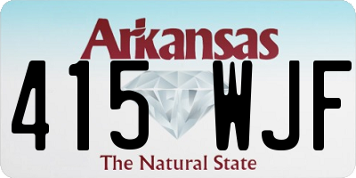 AR license plate 415WJF