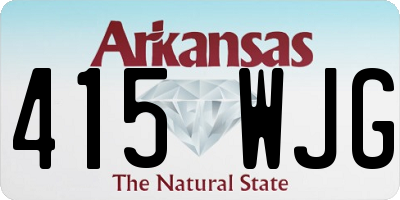 AR license plate 415WJG