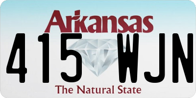 AR license plate 415WJN