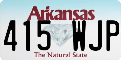AR license plate 415WJP