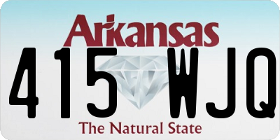 AR license plate 415WJQ