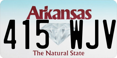 AR license plate 415WJV