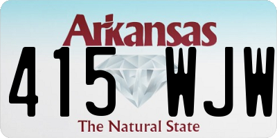 AR license plate 415WJW