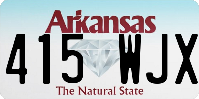 AR license plate 415WJX