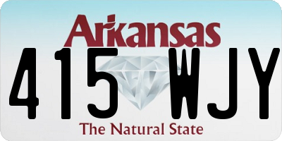 AR license plate 415WJY
