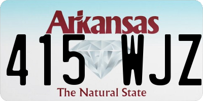 AR license plate 415WJZ