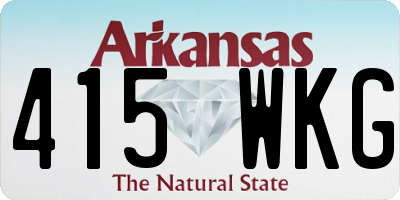 AR license plate 415WKG