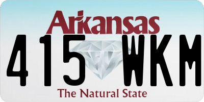 AR license plate 415WKM