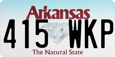 AR license plate 415WKP