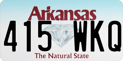 AR license plate 415WKQ
