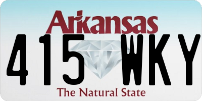 AR license plate 415WKY