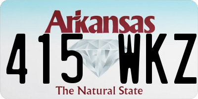 AR license plate 415WKZ