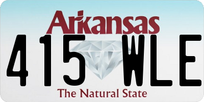 AR license plate 415WLE